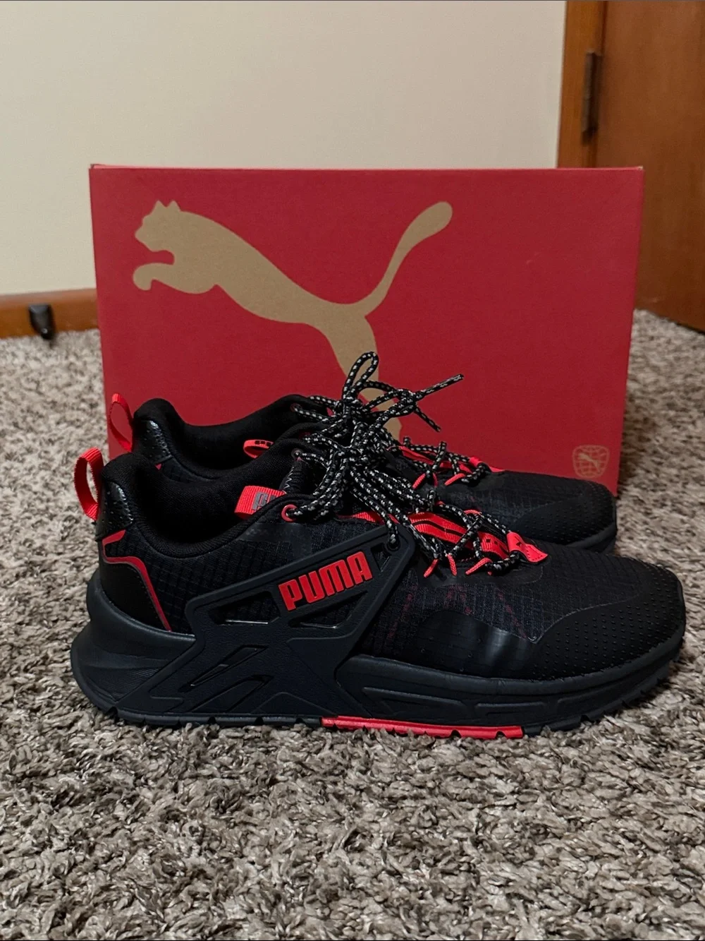 Puma Pacer+ 'Black Red Sneakers Men’s
